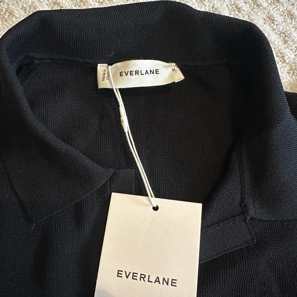 NWT Everlane Viscose Knit Polo Dress - Picture 5 of 5